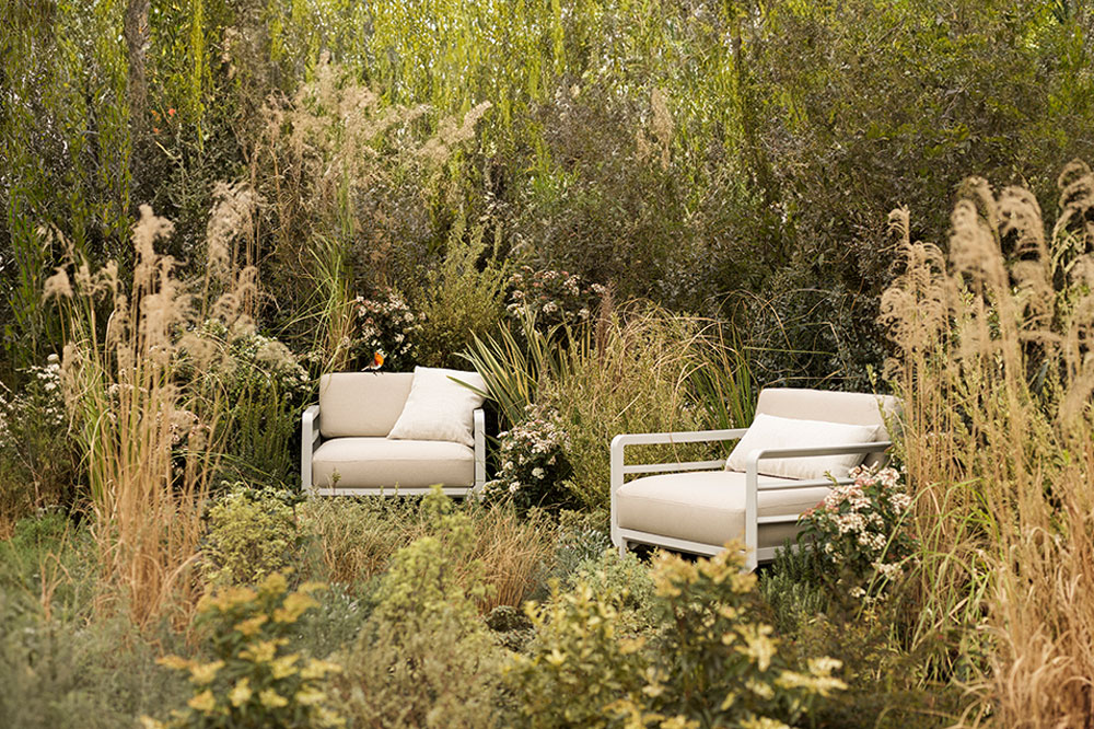 fauteuil exterieur Nardi maximo girs gesso
